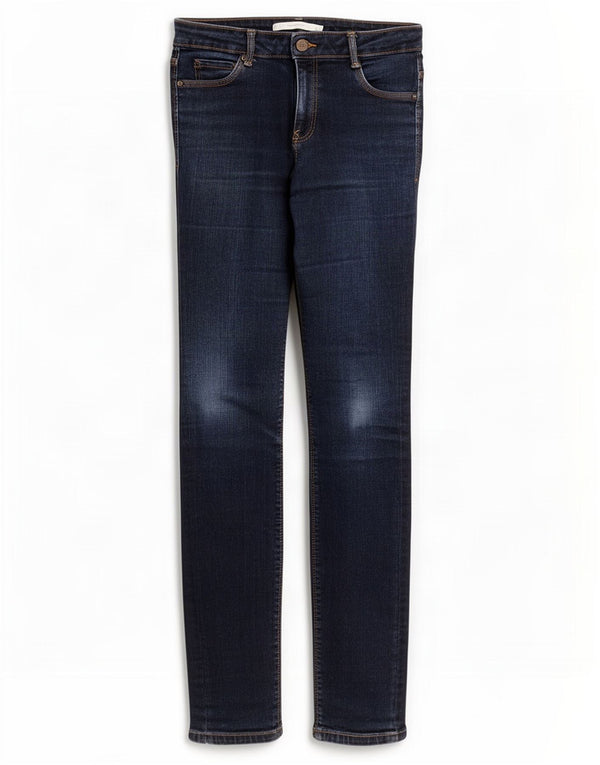 Женские джинсы скинни Zara Trafaluc EU 38, маленькие W28 L30, темно-синие, хлопок