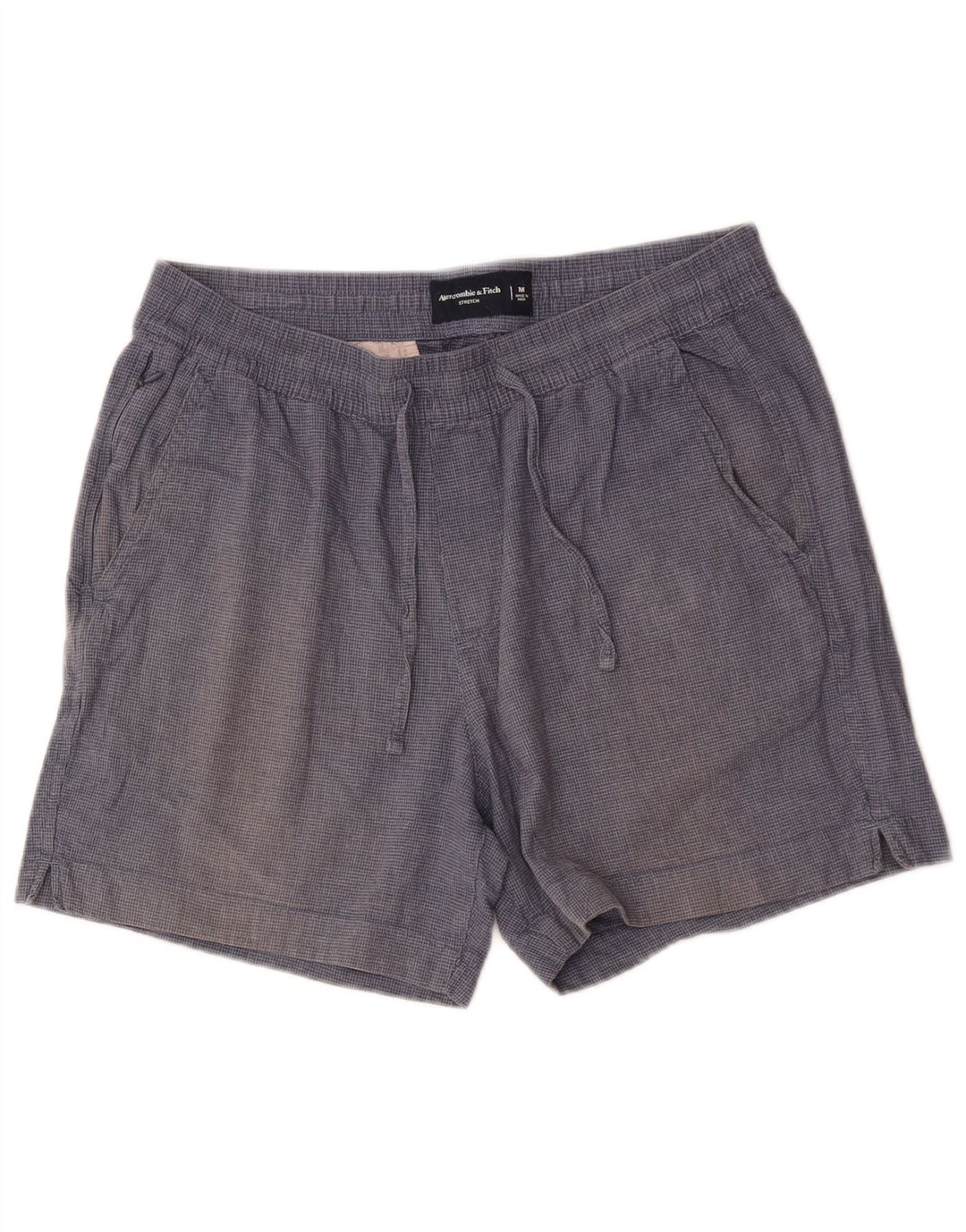 Женские шорты чинос Abercrombie & Fitch Medium W32 Темно-синие с узором «гусиные лапки»