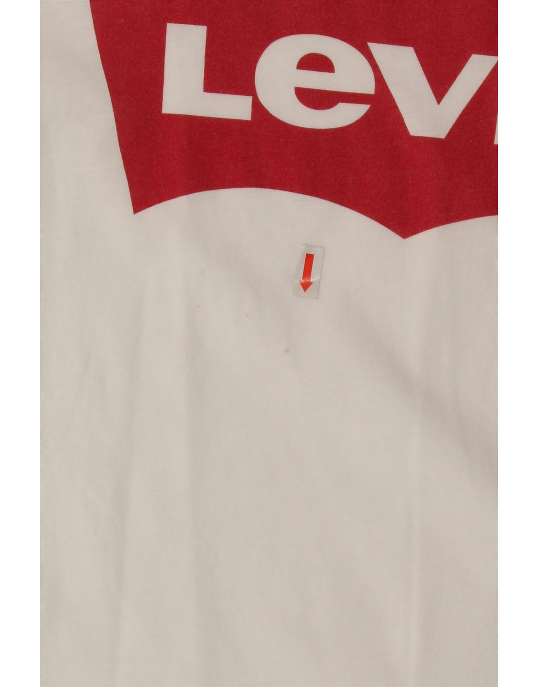 LEVI'S Mens Graphic T-Shirt Top XS White Cotton Vintage Levi's and Second-Hand Levi's from Messina Hembry 