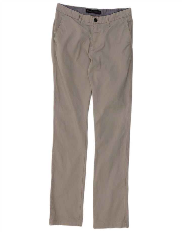 Мужские брюки-чиносы Zara Slim EU 38 Small W30 L34 Серые