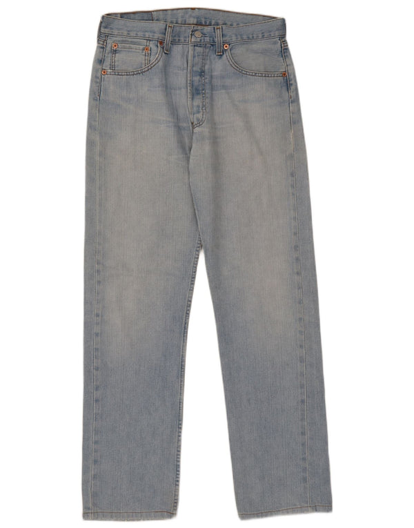 Мужские прямые джинсы Levi's 501 W32 L31 синие, хлопок