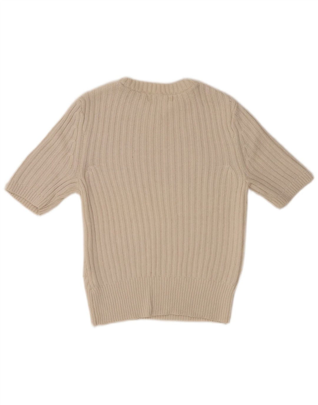 MARKS & SPENCER Womens Crew Neck Jumper Sweater UK 8 Small White