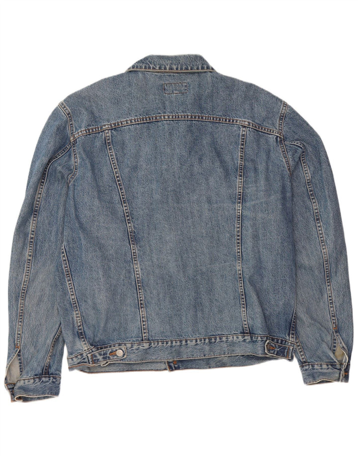 Мужская джинсовая куртка Carrera UK 44 2XL, синяя, хлопок