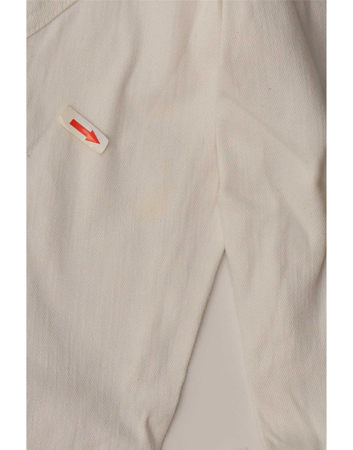 Мужские потертые узкие джинсы Zara EU 38, маленькие W30 L27, белый хлопок