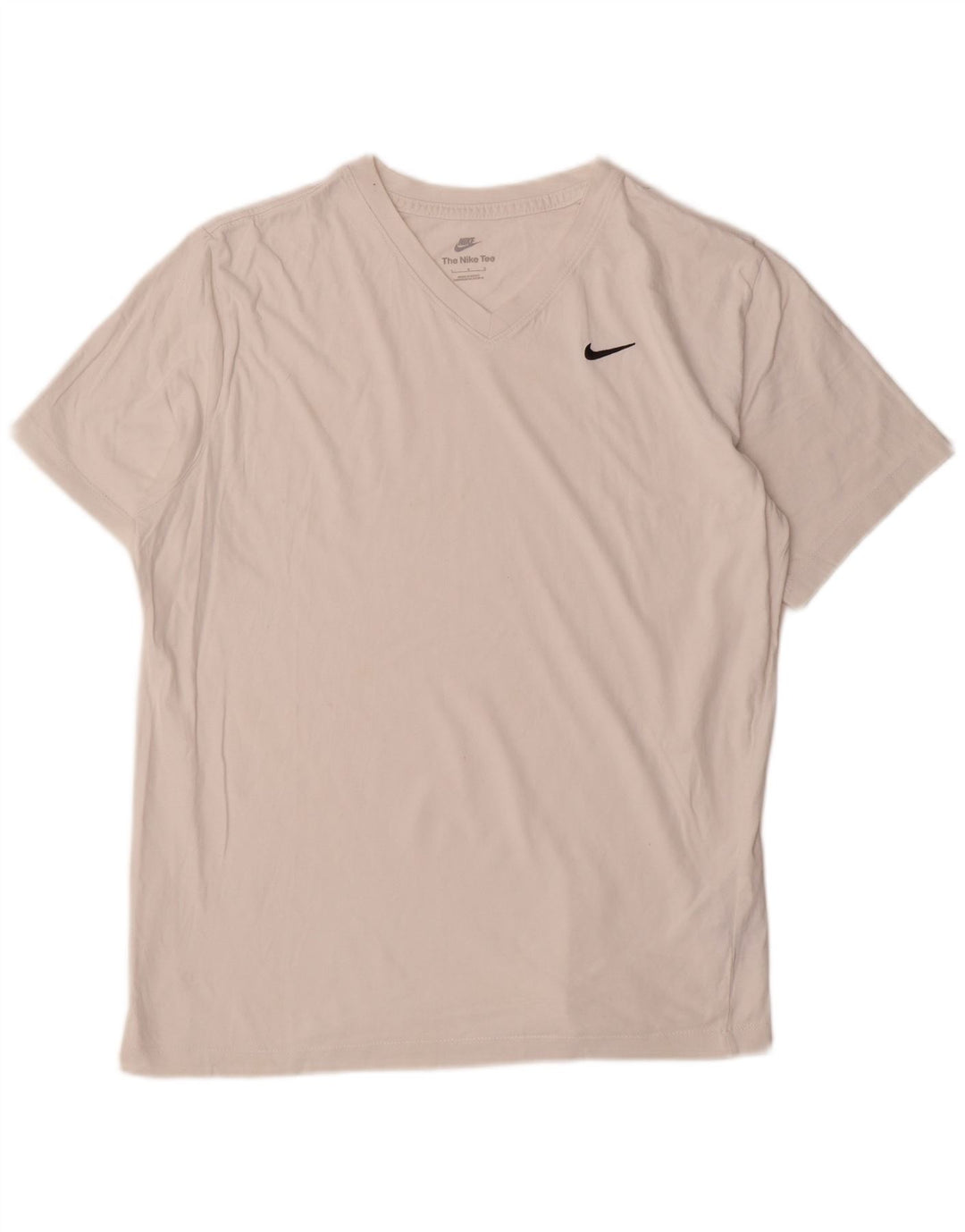 Мужская футболка Nike, большой белый хлопок
