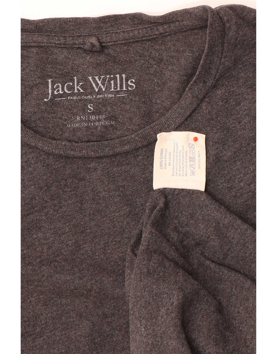 Мужская футболка Jack Wills, маленький серый хлопок