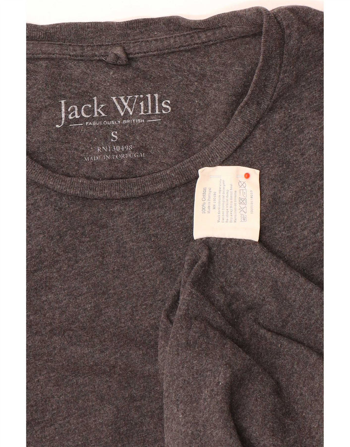 Мужская футболка Jack Wills, маленький серый хлопок