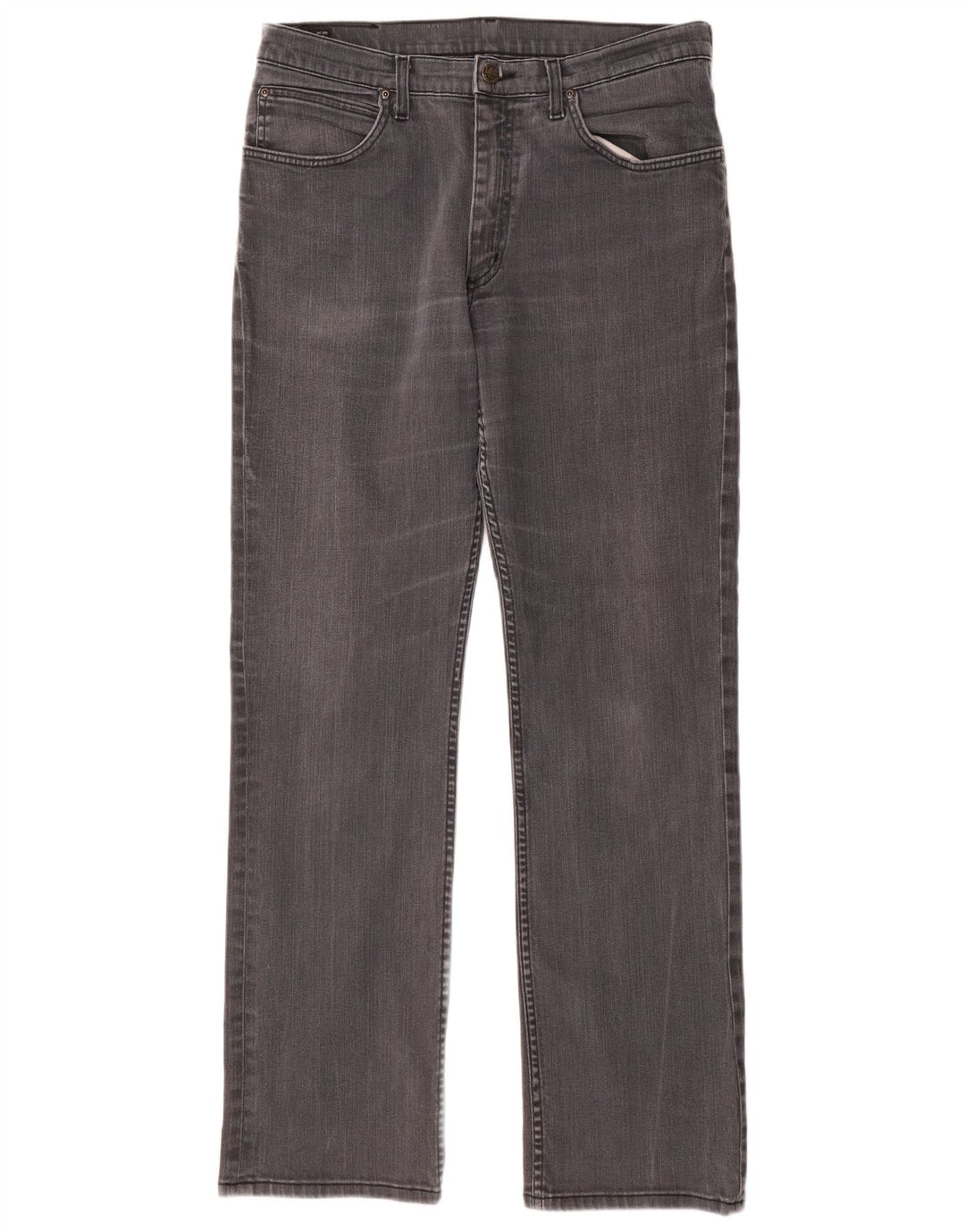 Мужские прямые джинсы Lee Brooklyn W34 L34, серый хлопок