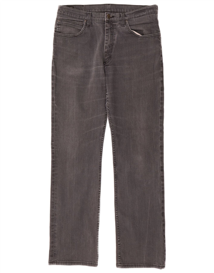 Мужские прямые джинсы Lee Brooklyn W34 L34, серый хлопок