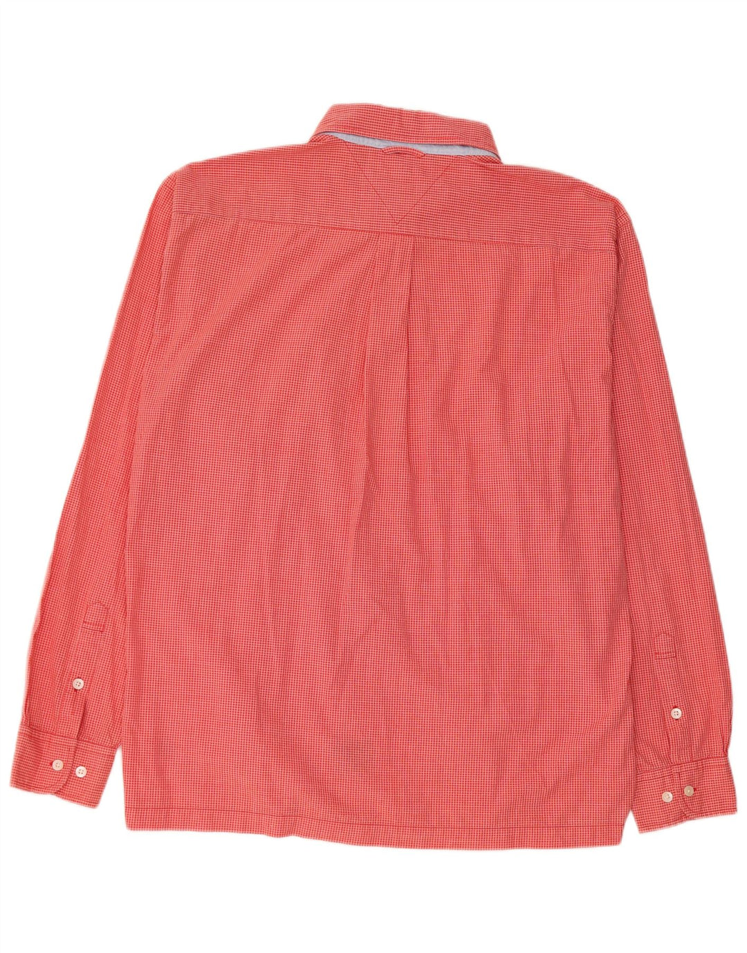 Мужская рубашка Tommy Hilfiger XL из хлопка в красную клетку