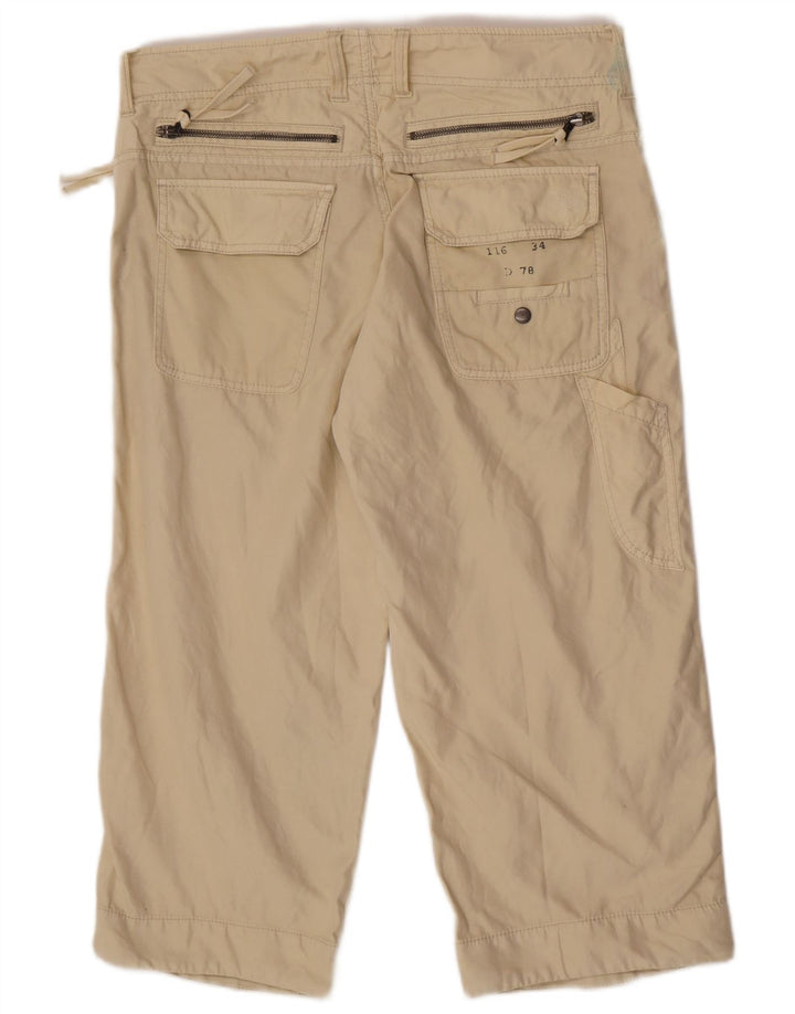 Женские брюки-капри Diesel W31 L21, бежевые, хлопок