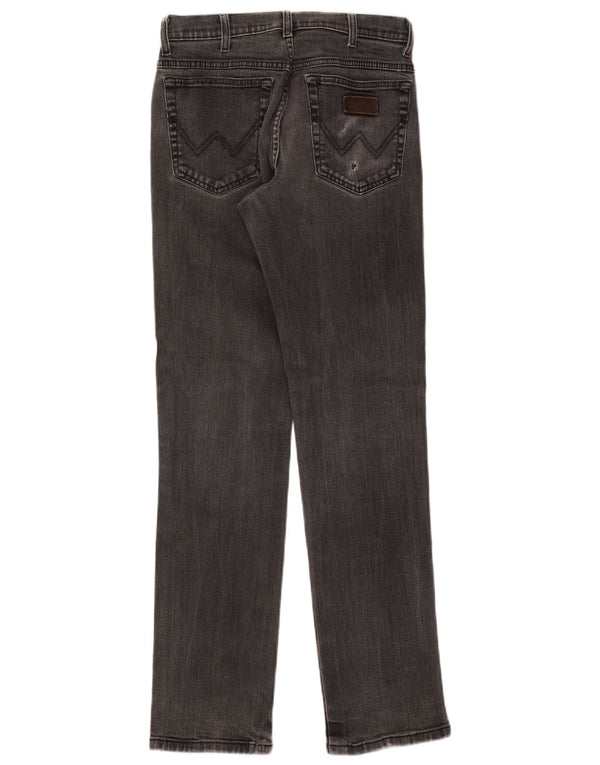 Мужские прямые джинсы Wrangler Texas Stretch W33 L34, серый хлопок