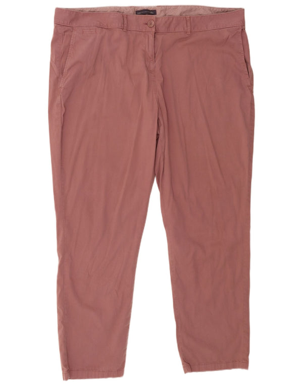 Женские брюки-чиносы Marks & Spencer UK 22 3XL W42 L29 фиолетовые