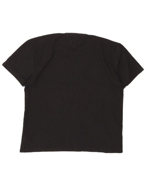 TOMMY HILFIGER Женская футболка Top UK 18 XL, черный хлопок