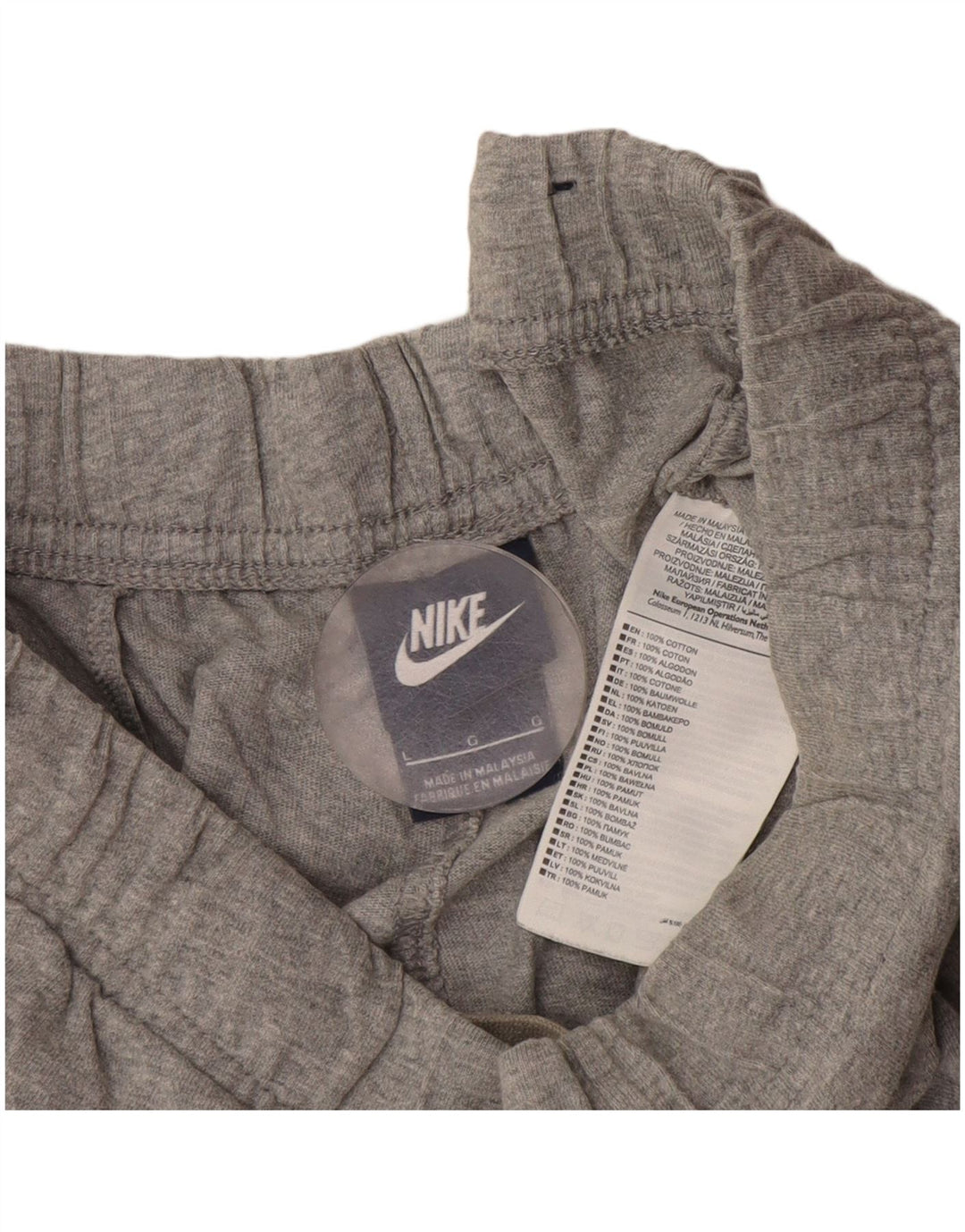 Мужские спортивные шорты Nike, большие серые хлопковые крапинки