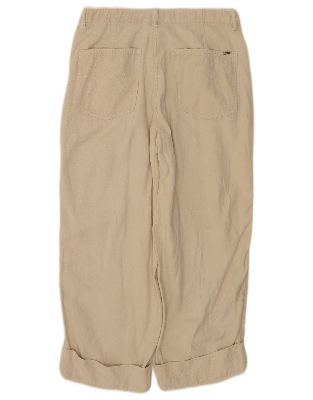 Женские капри Massimo Dutti EU 38 Small W28 L22 Бежевый лиоцелл