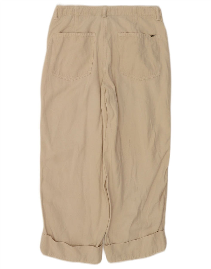 Женские капри Massimo Dutti EU 38 Small W28 L22 Бежевый лиоцелл