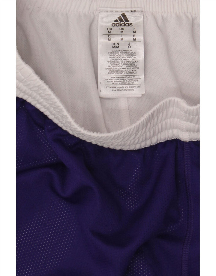 ADIDAS Mens Sport Shorts Medium  Purple Polyester Vintage Adidas and Second-Hand Adidas from Messina Hembry 