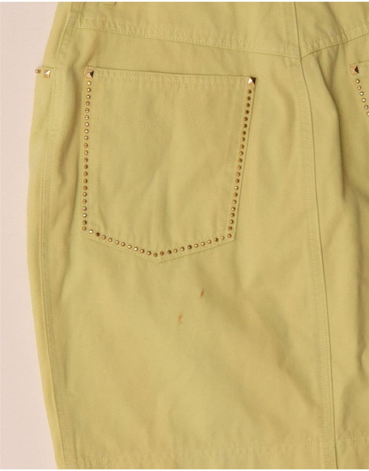 Женская мини-юбка Laurel EU 38 Medium W28 Желтый хлопок
