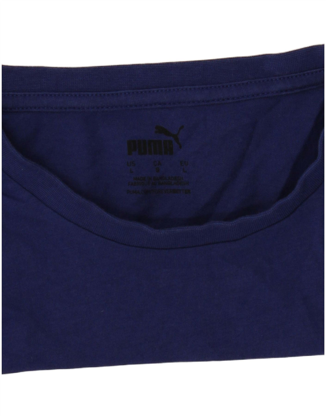 Мужская футболка с рисунком Puma, большая синяя
