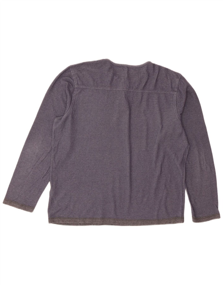 Мужской топ Dockers с длинным рукавом XL, синий хлопок