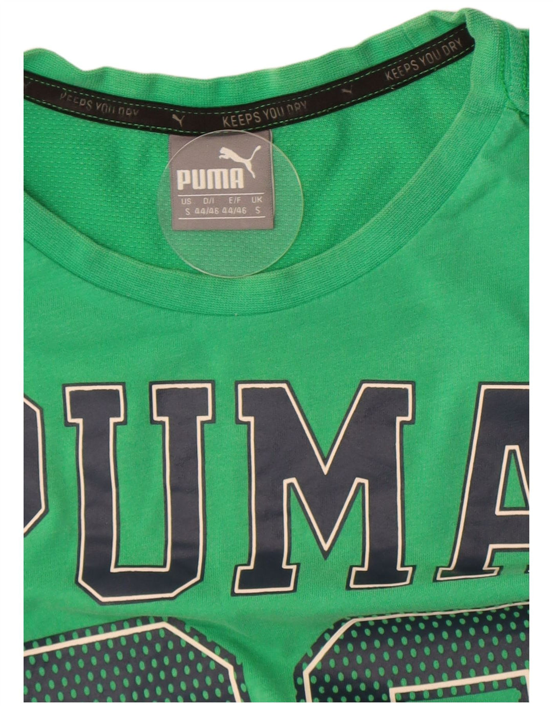 Мужская футболка с рисунком Puma, маленькая зеленая