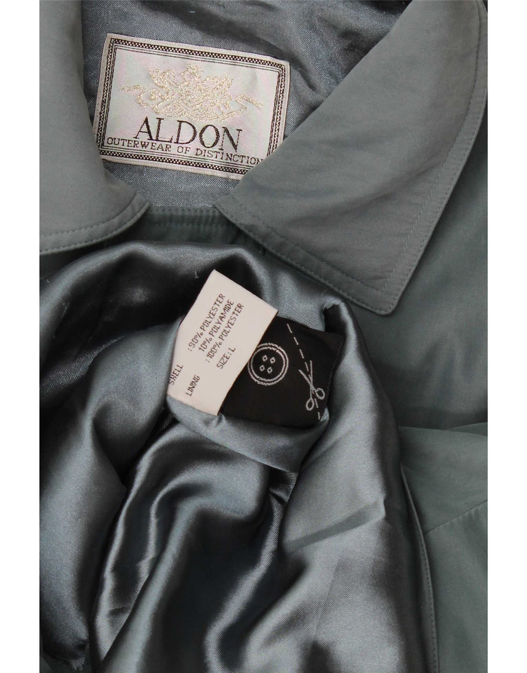 Мужская куртка-бомбер Aldon UK 40, большая серая, полиэстер с цветными блоками