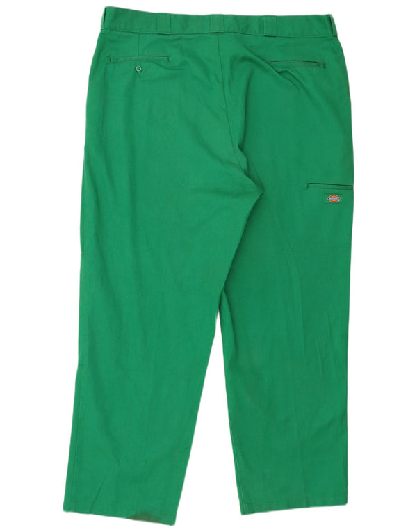 Мужские прямые брюки-карго Dickies W44 L32, зеленый полиэстер