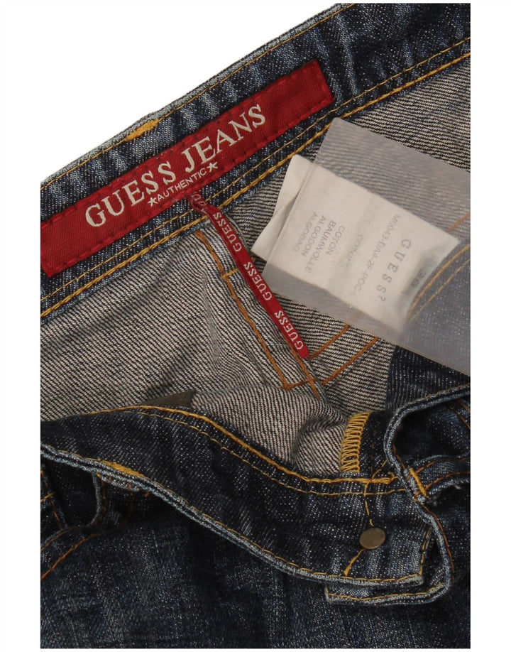 Мужские прямые джинсы Guess W38 L34 синие, хлопок