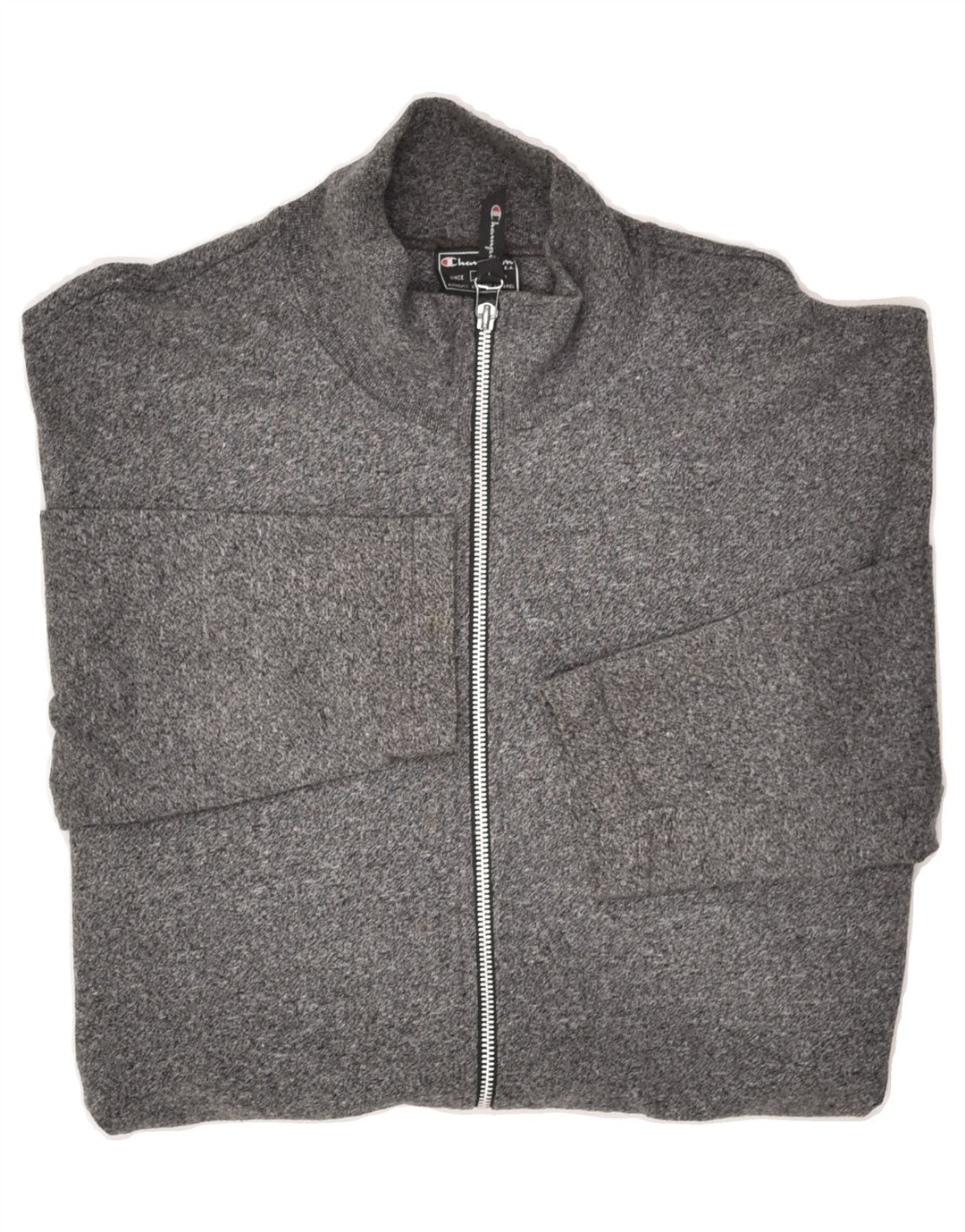 CHAMPION Womens Tracksuit Top Jacket UK 18 XL Grey Cotton Vintage Champion and Second-Hand Champion from Messina Hembry 
