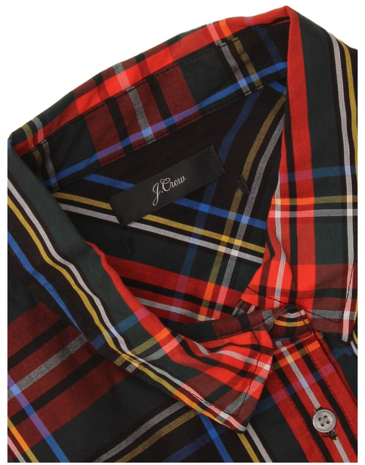 Женская рубашка J. CREW UK 18 XL, черная клетка