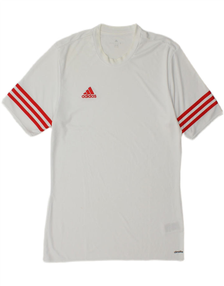 Мужская футболка Adidas Climalite Top Medium White Polyester