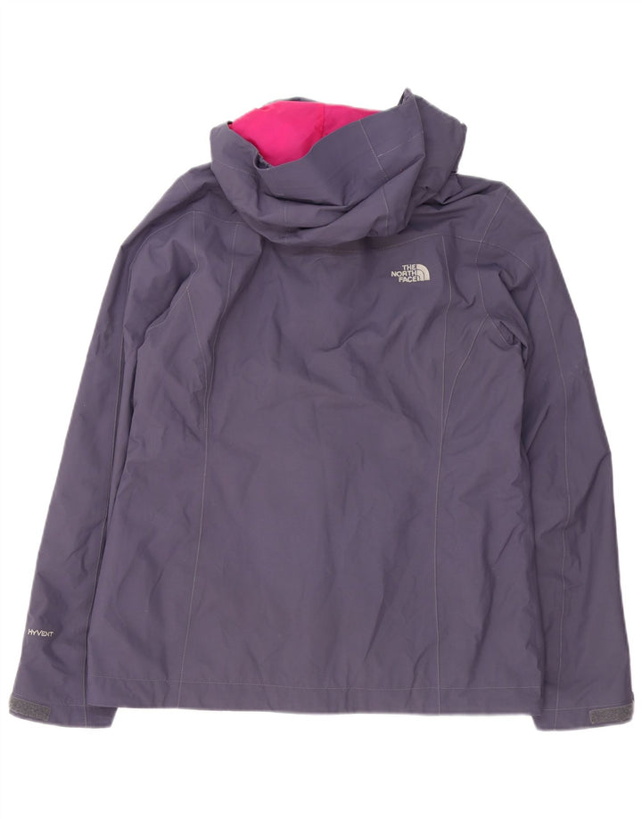 Женская дождевик с капюшоном The North Face UK 12, нейлон среднего фиолетового цвета