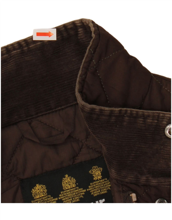 Мужская стеганая куртка BARBOUR UK 40, большая, коричневая, полиэстер