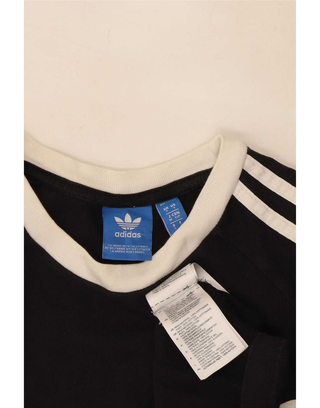 Adidas Мужская футболка Top Small Black Cotton