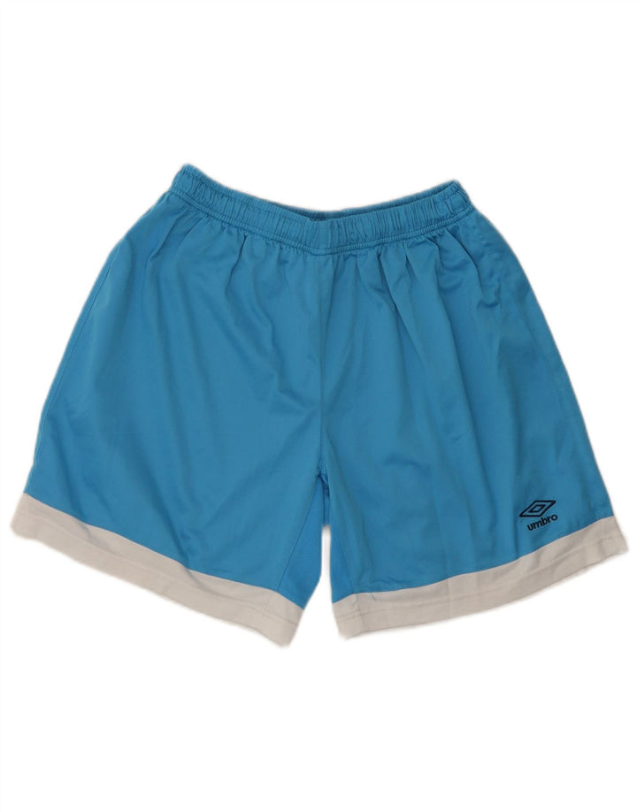 Мужские спортивные шорты Umbro, большие синие цветные блоки