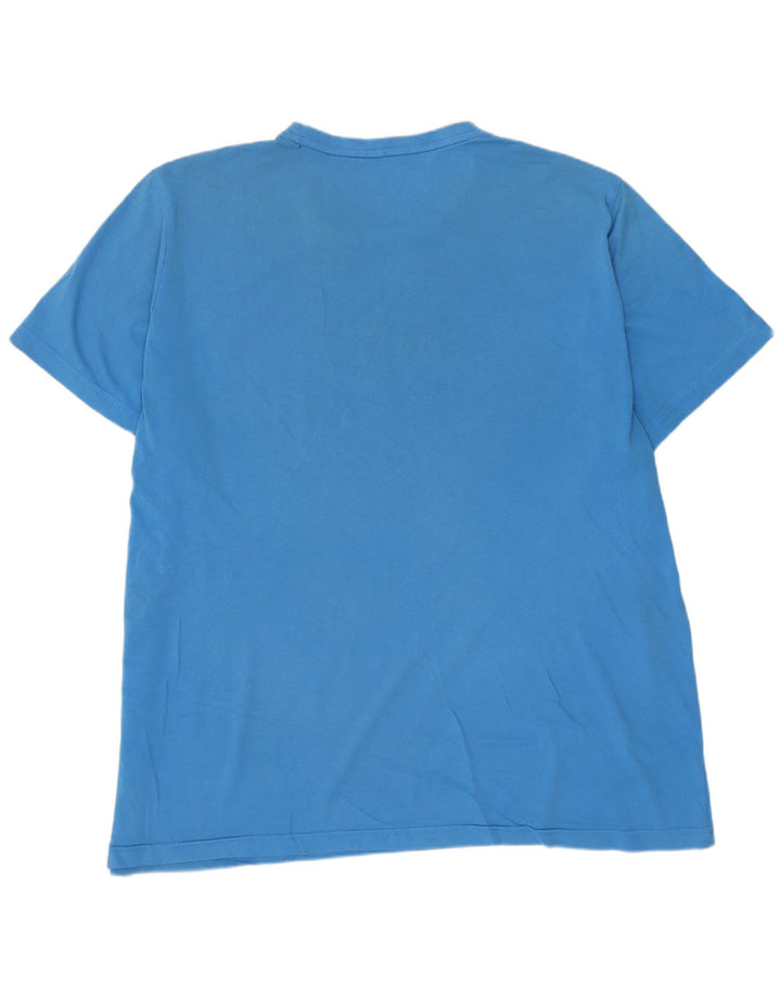 Мужская футболка с рисунком Puma 2XL, синяя