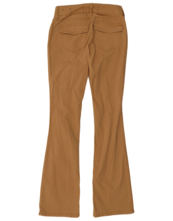 Женские джинсы Hollister с низкой талией Bootcut США 00 2XS W23 L26 Бежевый хлопок
