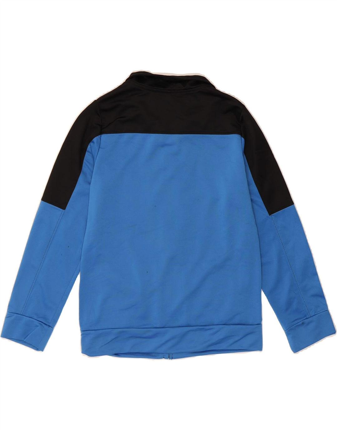PUMA Boys Graphic Tracksuit Top Jacket 11-12 Years Blue Colourblock Vintage Puma and Second-Hand Puma from Messina Hembry 