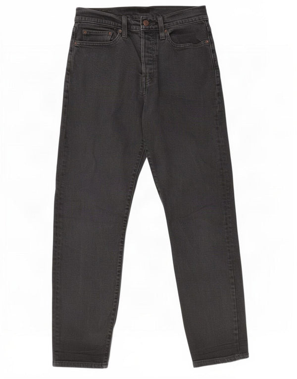 Женские прямые джинсы Levi's W28 L27, черный хлопок