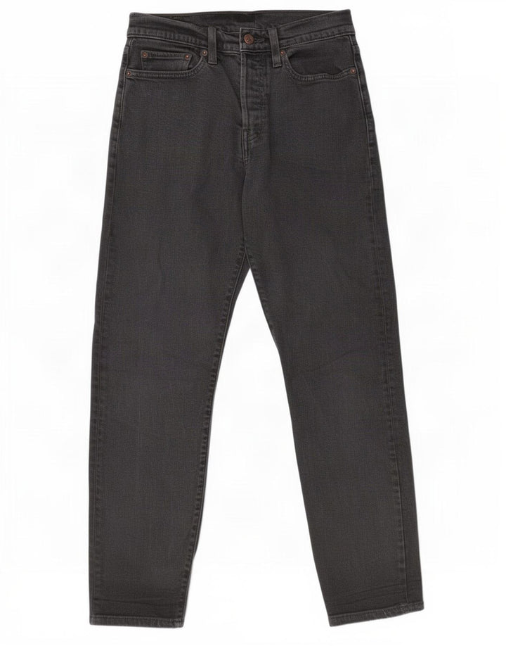 Женские прямые джинсы Levi's W28 L27, черный хлопок