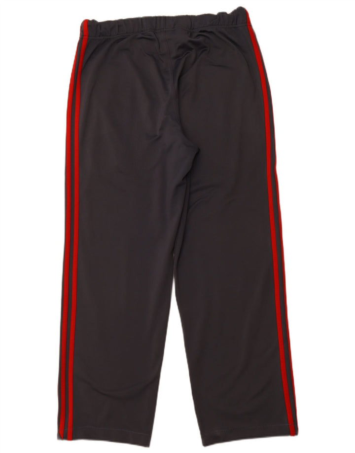 Мужские спортивные брюки ADIDAS из полиэстера среднего серого цвета