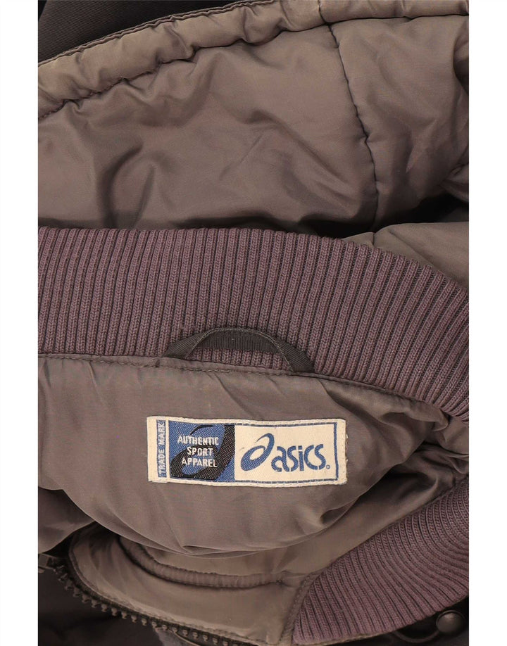 Мужская парка с капюшоном Asics UK 40, большая черная