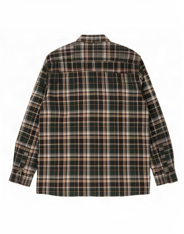Мужская фланелевая рубашка Follie, размер 47/48, 3XL, хлопковая зеленая клетка