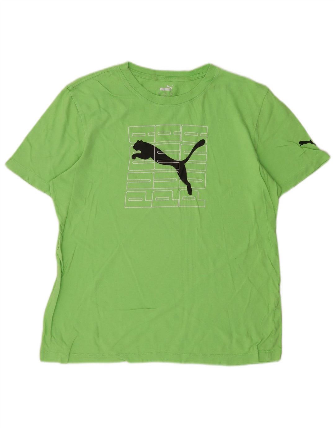Женская футболка с рисунком PUMA Top UK 14 Medium Green