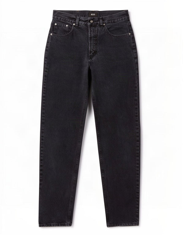 Мужские зауженные джинсы Hugo Boss Arkansas W33 L36, черный хлопок