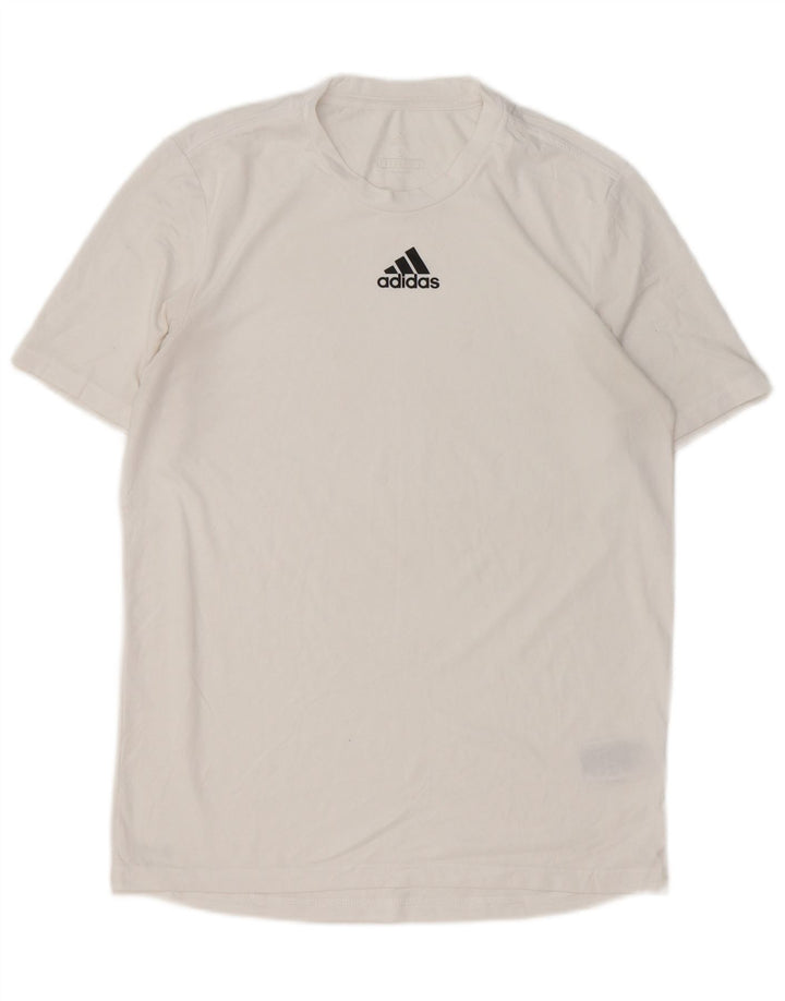Мужская футболка Adidas Aeroready, маленький белый полиэстер