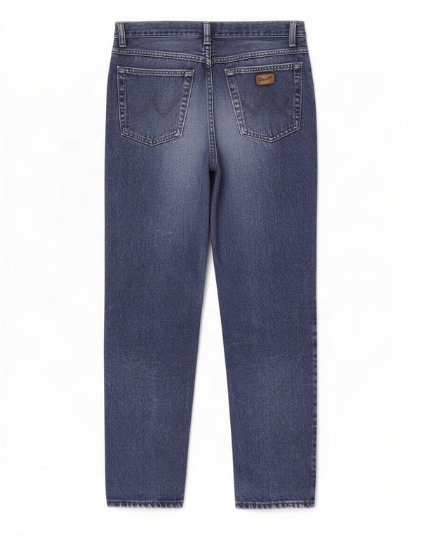Женские прямые джинсы Wrangler с высокой талией W32 L32, синий хлопок