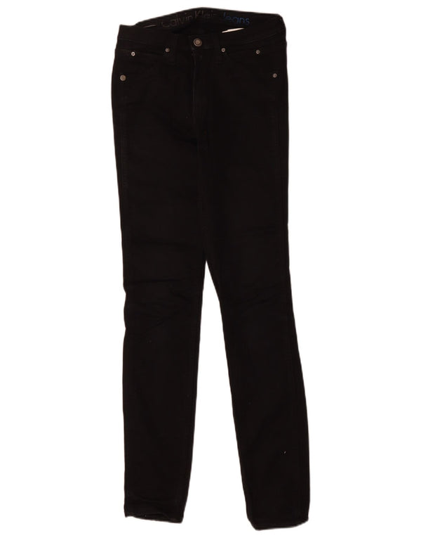 Женские джинсы скинни CALVIN KLEIN W26 L30 черные