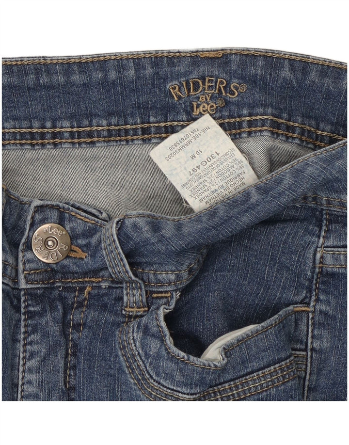 Женские джинсы Lee Riders Bootcut, размер США 10, большие размеры W30 L30, синий хлопок